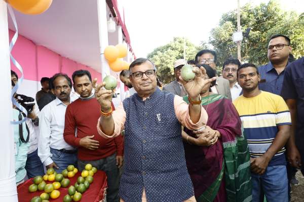 Minister Ratan Lal Nath inaugurated Orange Festival at Badharghat area of Agartala on November 27.